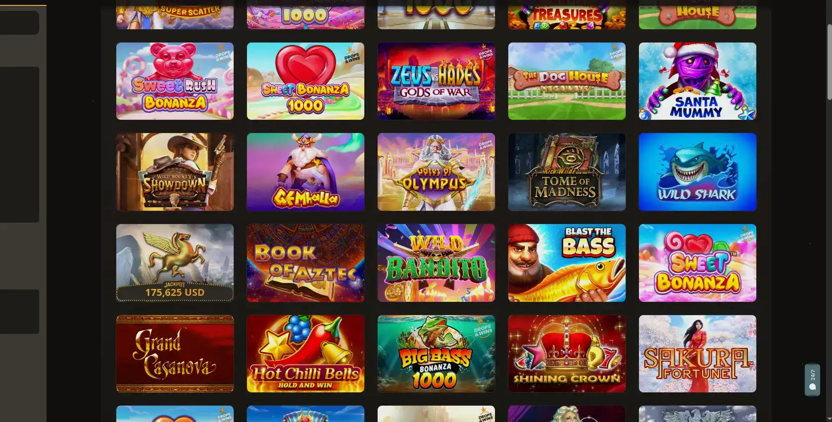 Интерфейс личного кабинета Сука казино